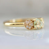 Yellow Sapphire & Diamond 14K Yellow Gold Ring