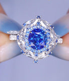 2.58ct Royal Blue Sapphire Platinum 950 Ring