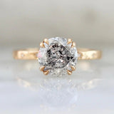 2.5ct Salt & Pepper Diamond Wedding Ring - 18K Gold