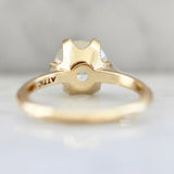 1.5ct Icy Round Brilliant Cut Diamond 18K Gold Ring