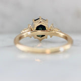 Rituals Geo Cut Teal Green Sapphire & Diamond Ring - 18K Yellow Gold