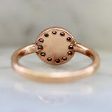Helius Salt & Pepper Diamonds Rose Cut Ring - 18K Rose Gold