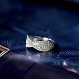 White Diamond Classic Set Wedding Ring in 18K White Gold