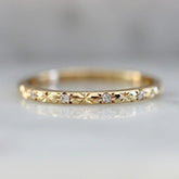 Starlight Diamonds Band Ring in 18K Yellow Gold