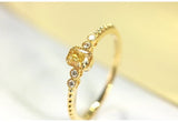 Fancy Yellow Diamonds 18K Yellow Gold Ring