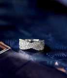 White Diamond Classic Set Wedding Ring in 18K White Gold