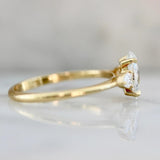 1ct Oval Diamond 18K Yellow Gold Propose Ring