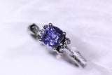 1ct Blue Spinel 18K Black Gold Ring