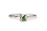 1ct Green Sapphire 18K Yeelow Gold Ring
