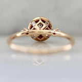 Salt And Pepper Diamond Round Brilliant Cut 18K Gold Wedding Ring