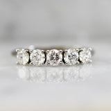 Big Five Round Diamond Ring in 18K Yellow Gold