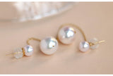 10mm Japan Akoya Pearl Drop Earrings - 18K Yellow Gold