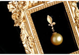 11mm Golden South Sea Pearl Pednant in 18K Yellow Gold