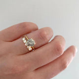 Five Round Diamonds Ring in 18K Yellow Gold