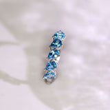 Santa Maria Aquamarine Teardrop Ring - 18K White Gold