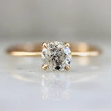 1.02ct Stella Salt & Pepper Diamond Round Brilliant Cut Ring - 18K Gold