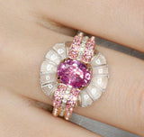 Jellyfish 1.31ct Pink Sapphire 18K Gold Ring