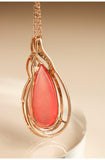 11ct Rhodochrosite & Diamond in 18K Gold