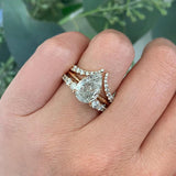 Open Cuff Diamonds Ring in 18K Yellow Gold