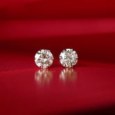 0.5ct Diamonds 18K Yellow Gold Earrings