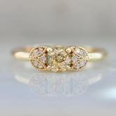 Yellow Sapphire & Diamond 14K Yellow Gold Ring