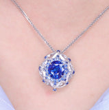 2.58ct Royal Blue Sapphire Platinum 950 Ring