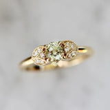 Yellow Sapphire & Diamond 14K Yellow Gold Ring