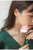 10mm Japan Akoya Pearl Drop Earrings - 18K Yellow Gold