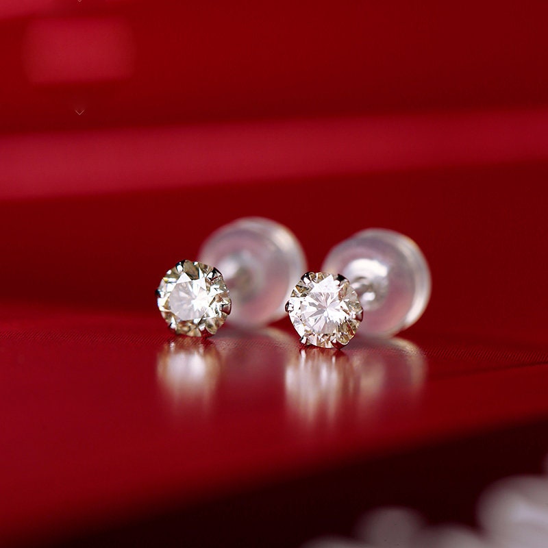 0.5ct Diamonds 18K Yellow Gold Earrings