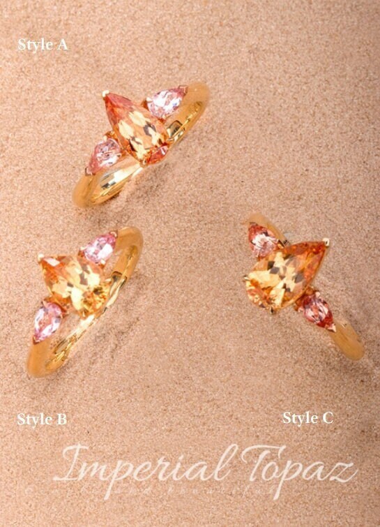 Victorian Style Yellow Topaz Jewelry Set - 18K Yellow Gold