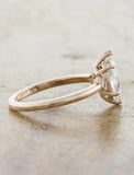 1ct Marquise Diamond 18K Yellow Gold Engagement Ring
