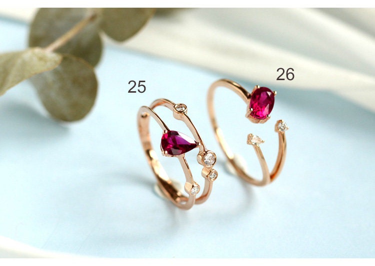 Peach Tourmaline Oval Cut 18K Rose Gold Open Ring Diamonds