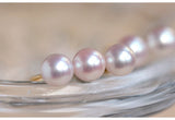 6mm Six Akoya Pearl 18K Yellow Gold Earrings