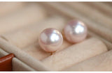 9mm Japan Akoya Pearl Studs in 18K Yellow Gold