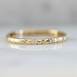 Starlight Diamonds Band Ring in 18K Yellow Gold
