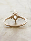 1ct Marquise Diamond 18K Yellow Gold Engagement Ring